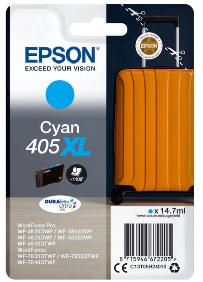 Epson 405XL (T05H2) syaani