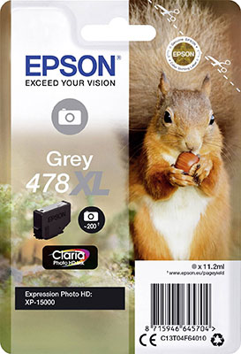 Epson 478XL (T04F6) harmaa