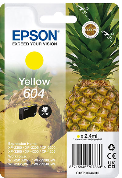 Epson 604 (T10G4) keltainen