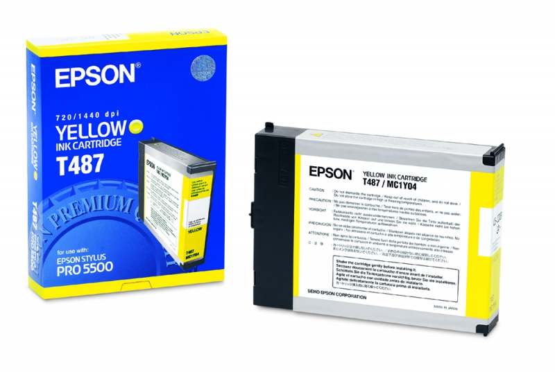 Epson T487 Keltainen