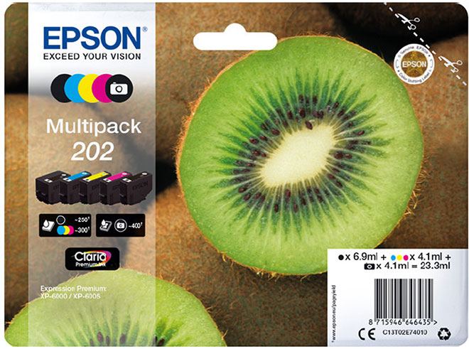 Epson 202 (T02E7) Säästöpakkaus (5 väriä)
