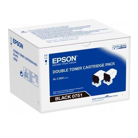 Epson S050751 Musta Tuplapakkaus