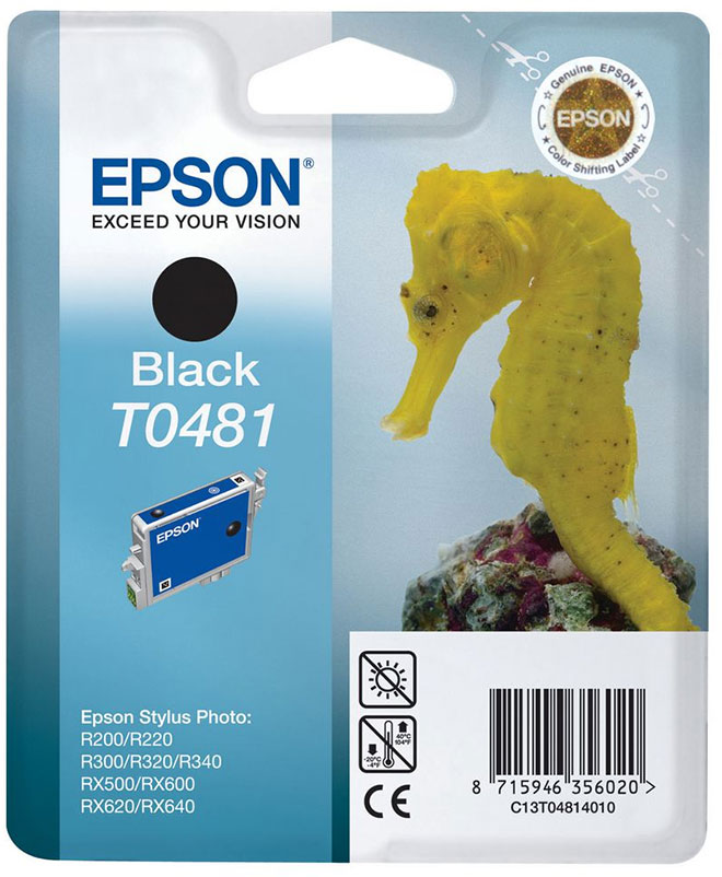 Epson T0481 Musta