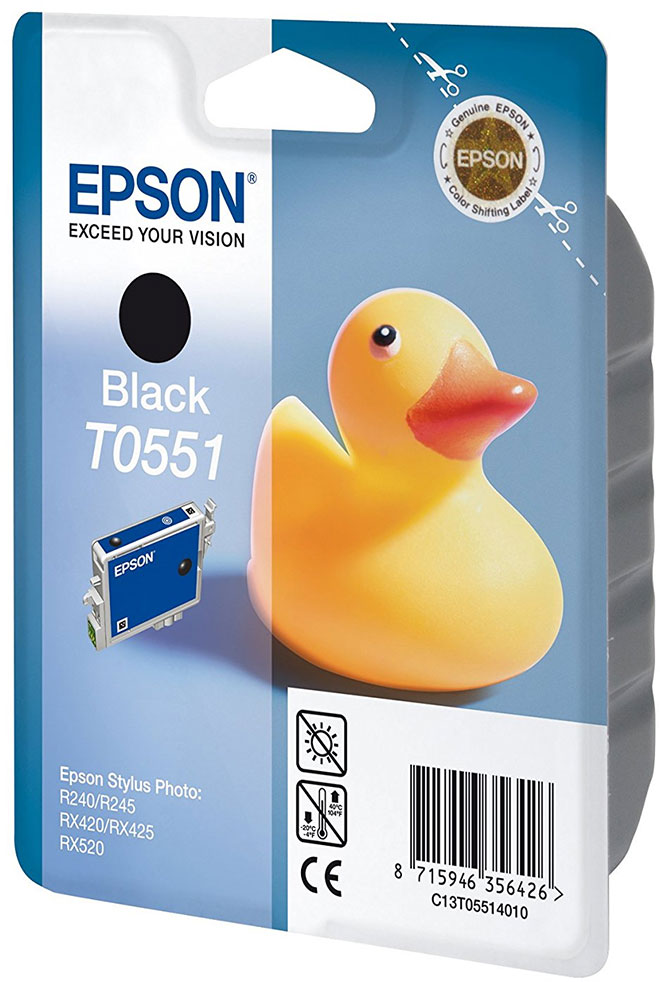 Epson T0551 Musta