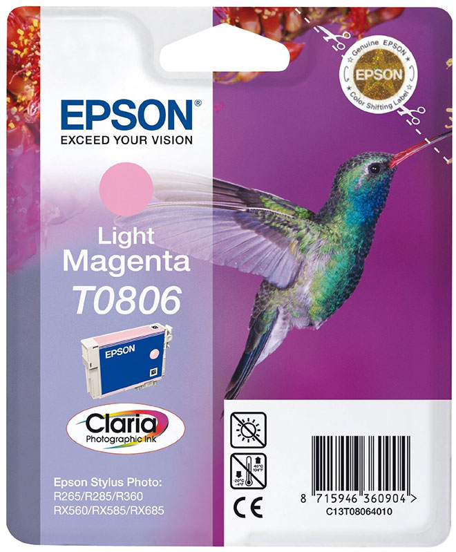 Epson T0806 Vaalea magenta