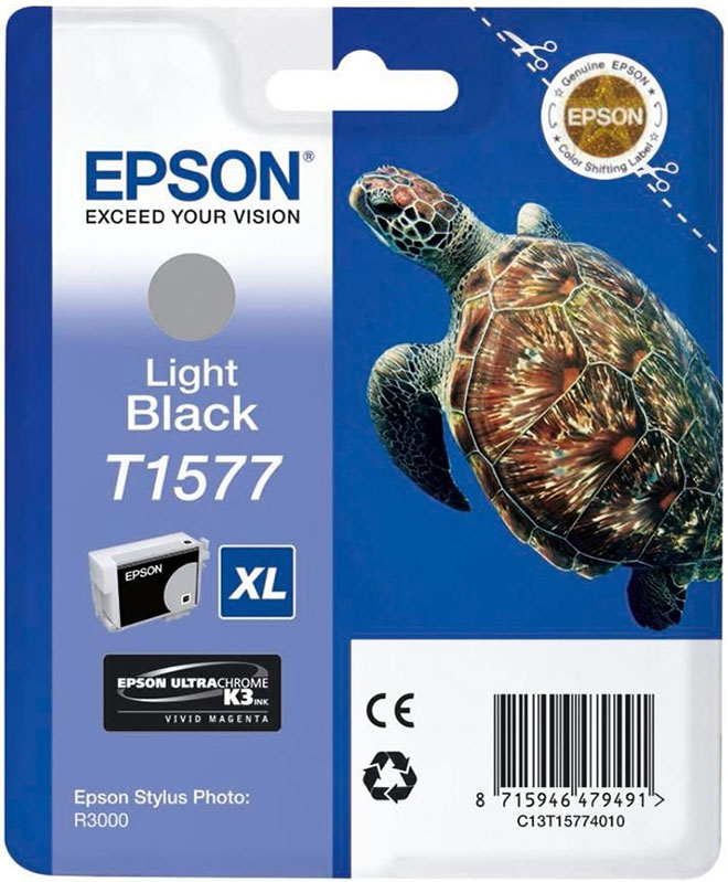 Epson T1577 Vaalea musta
