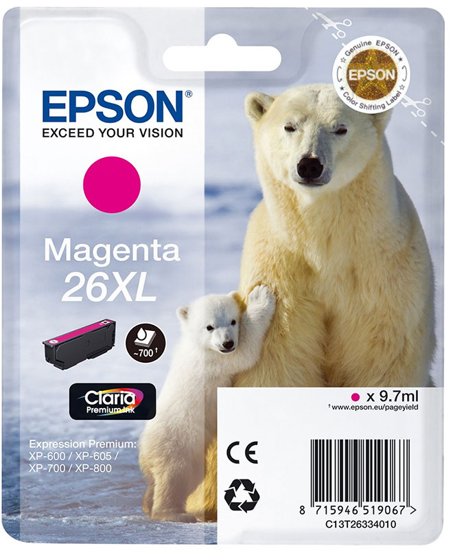 Epson 26XL (T2633) Magenta
