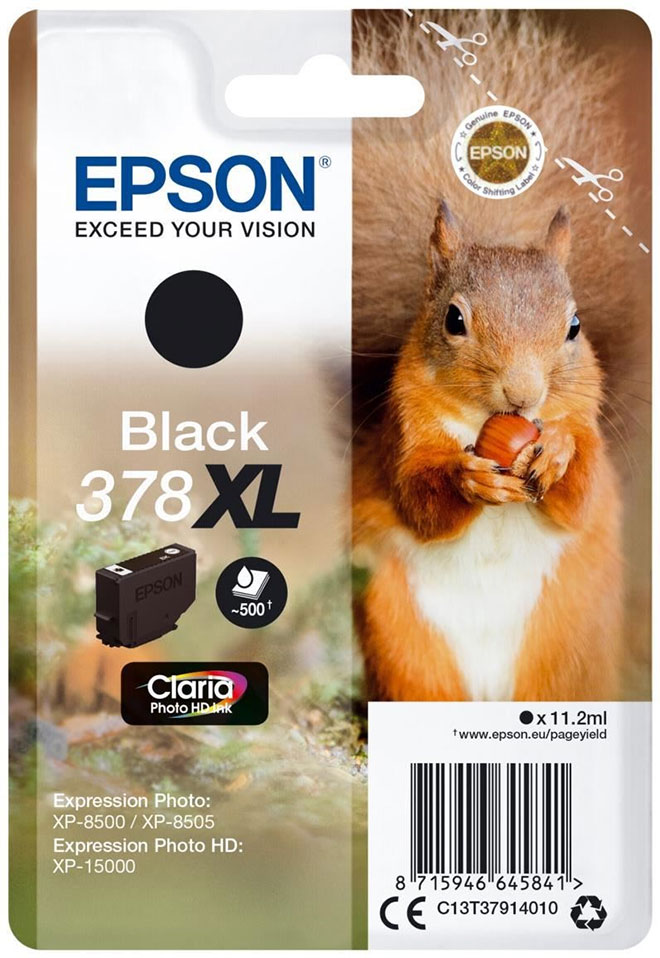 Epson 378XL (T3791) Musta