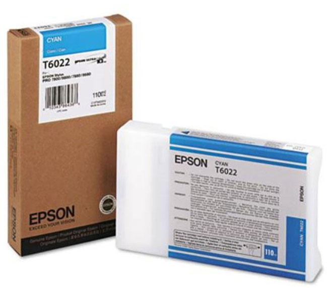 Epson T6022 Syaani