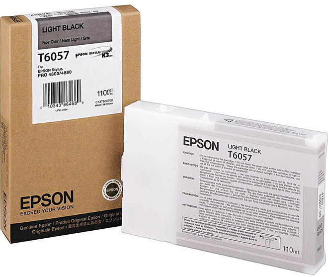 Epson T6057 Vaalea musta