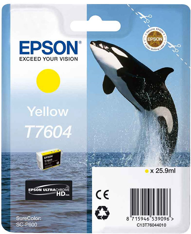 Epson T7604 Keltainen