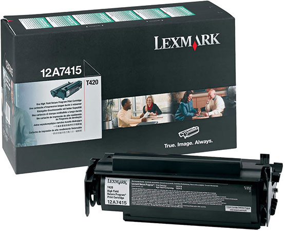 Lexmark 12A7415 Musta