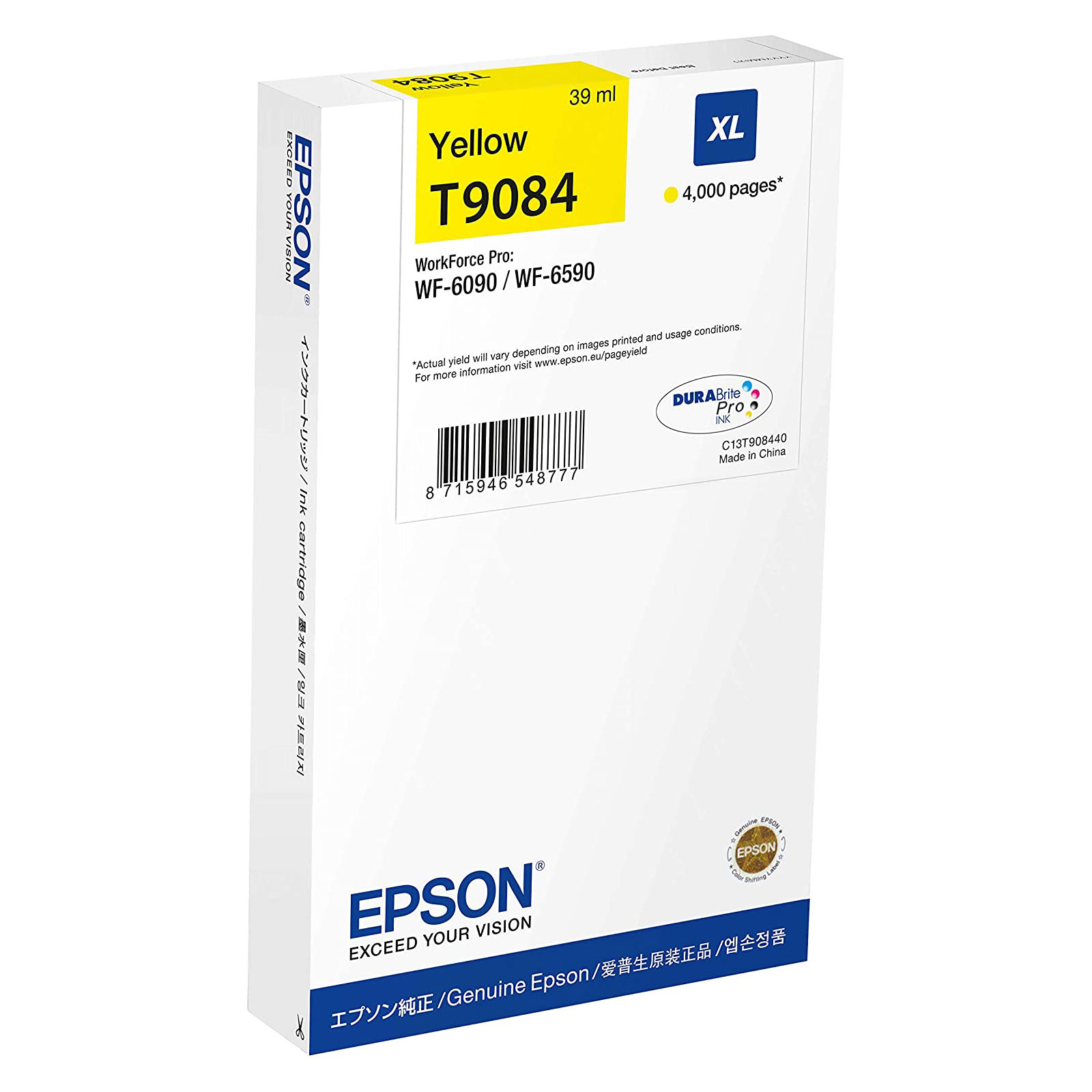 Epson T9084 Keltainen XL
