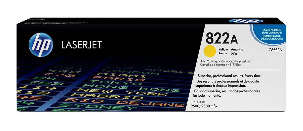 HP 822A (C8552A) Keltainen